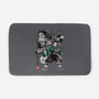 Slayer Tanjiro Sumi-E-none memory foam bath mat-DrMonekers