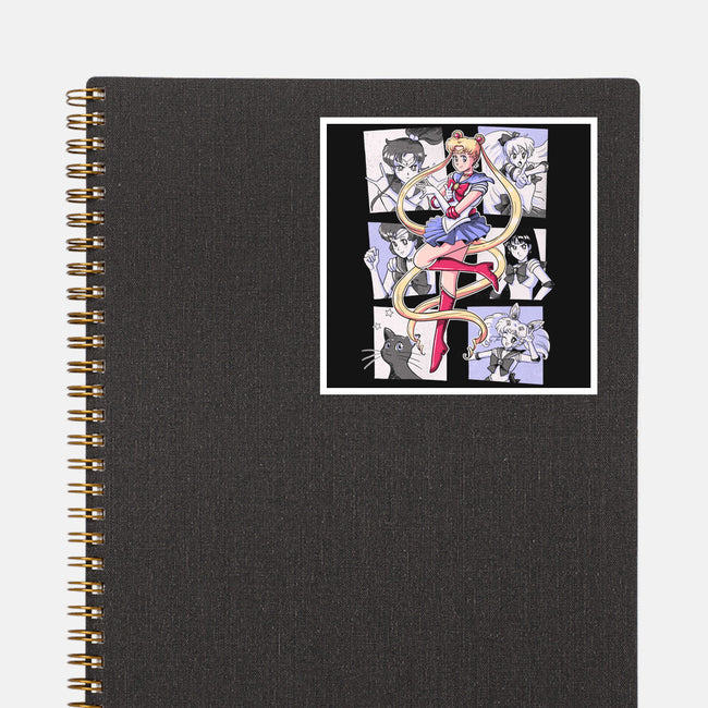 Sailor Comics-none glossy sticker-Arigatees