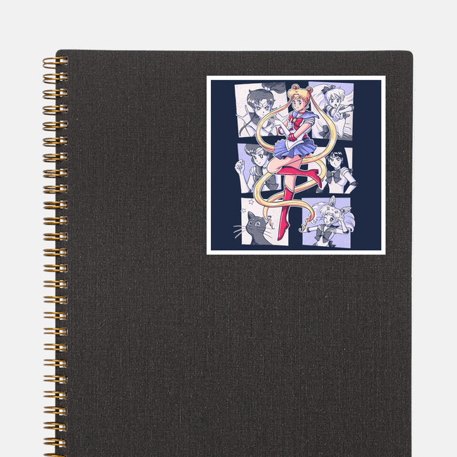 Sailor Comics-none glossy sticker-Arigatees