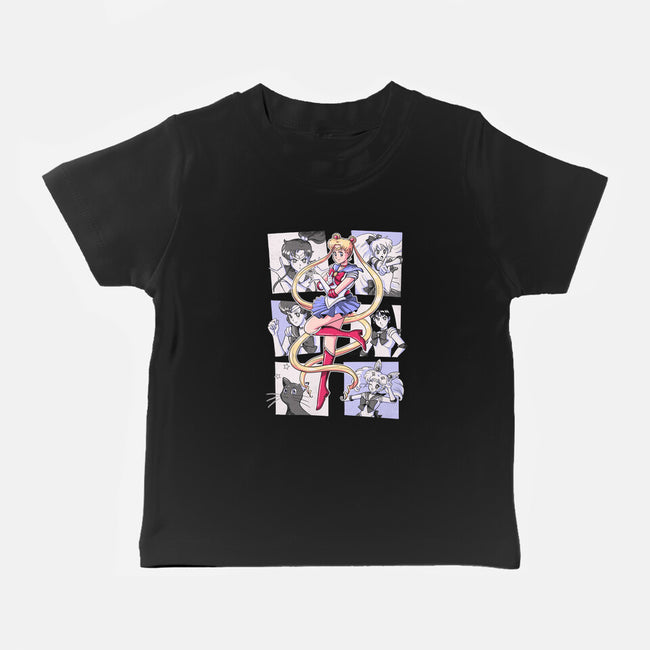 Sailor Comics-baby basic tee-Arigatees