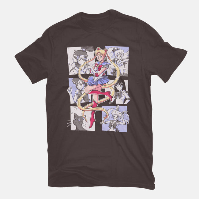 Sailor Comics-womens basic tee-Arigatees