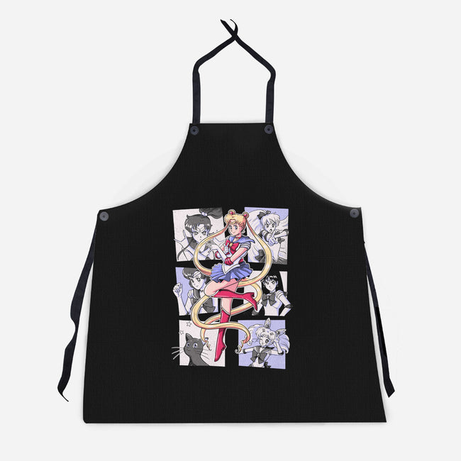 Sailor Comics-unisex kitchen apron-Arigatees