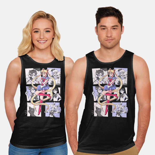 Sailor Comics-unisex basic tank-Arigatees
