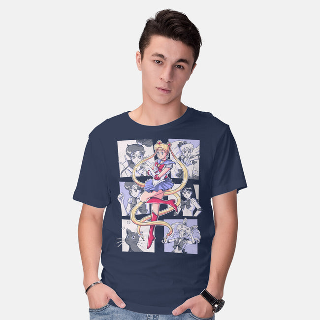 Sailor Comics-mens basic tee-Arigatees