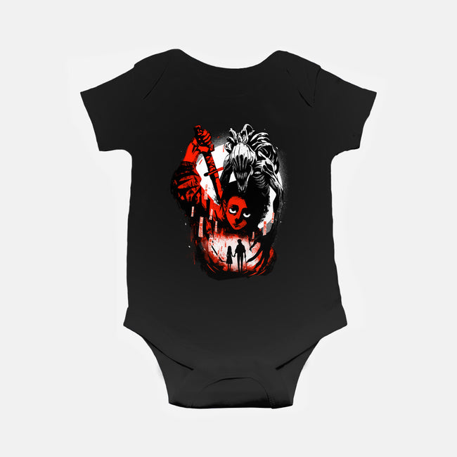 Dark Okkotsu-baby basic onesie-IKILO