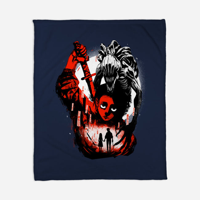 Dark Okkotsu-none fleece blanket-IKILO