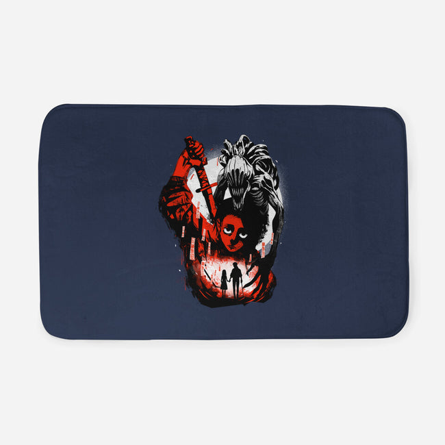 Dark Okkotsu-none memory foam bath mat-IKILO