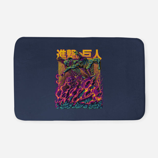 Titan Fight-none memory foam bath mat-alanside