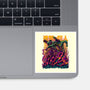 Titan Fight-none glossy sticker-alanside