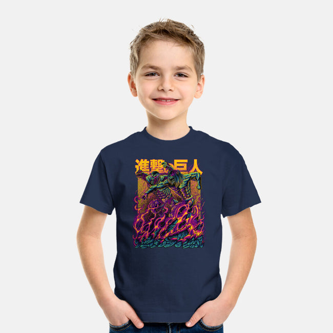 Titan Fight-youth basic tee-alanside