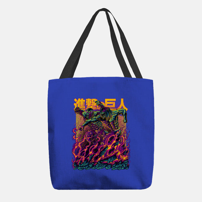Titan Fight-none basic tote-alanside