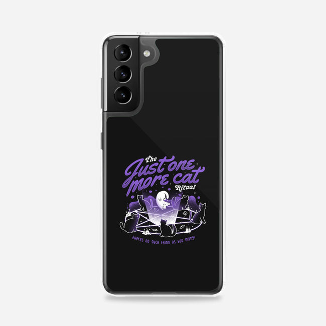 Just One More Cat Ritual-samsung snap phone case-eduely