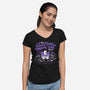 Just One More Cat Ritual-womens v-neck tee-eduely