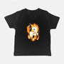 Fire Unicorn-baby basic tee-Vallina84