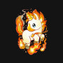 Fire Unicorn-womens fitted tee-Vallina84