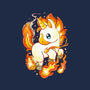 Fire Unicorn-mens basic tee-Vallina84