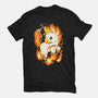 Fire Unicorn-mens basic tee-Vallina84