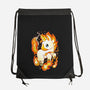 Fire Unicorn-none drawstring bag-Vallina84