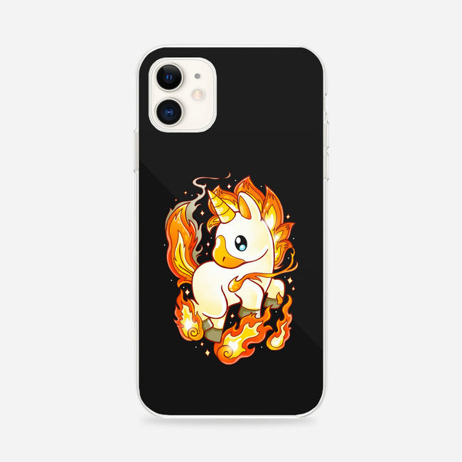 Fire Unicorn-iphone snap phone case-Vallina84