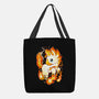 Fire Unicorn-none basic tote-Vallina84