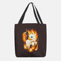 Fire Unicorn-none basic tote-Vallina84