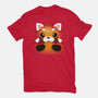 Red Panda-mens basic tee-Vallina84