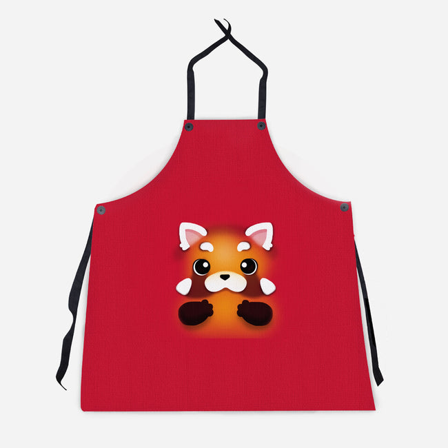 Red Panda-unisex kitchen apron-Vallina84