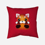 Red Panda-none removable cover w insert throw pillow-Vallina84