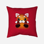 Red Panda-none removable cover throw pillow-Vallina84