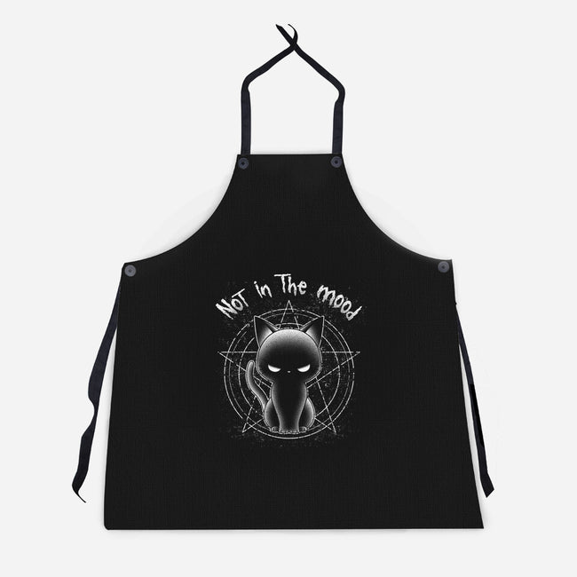 Not In The Mood Today-unisex kitchen apron-retrodivision