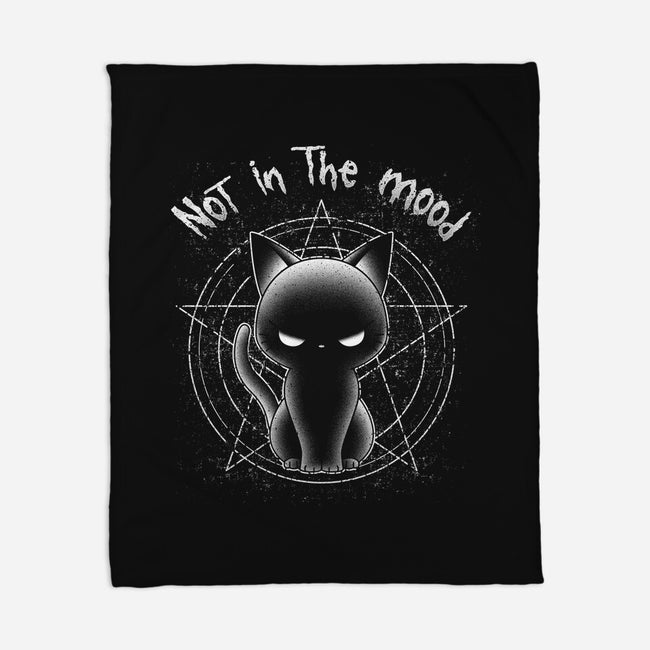 Not In The Mood Today-none fleece blanket-retrodivision