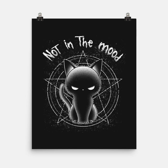 Not In The Mood Today-none matte poster-retrodivision