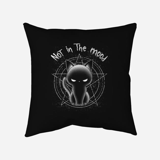 Not In The Mood Today-none removable cover w insert throw pillow-retrodivision