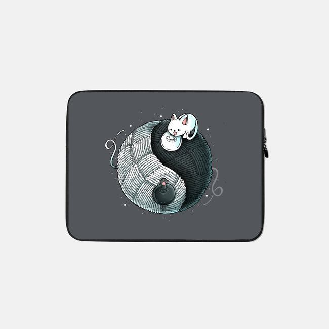 Tao Cat-none zippered laptop sleeve-Vallina84
