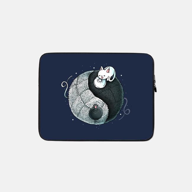 Tao Cat-none zippered laptop sleeve-Vallina84