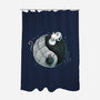 Tao Cat-none polyester shower curtain-Vallina84