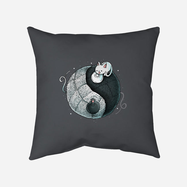Tao Cat-none removable cover w insert throw pillow-Vallina84