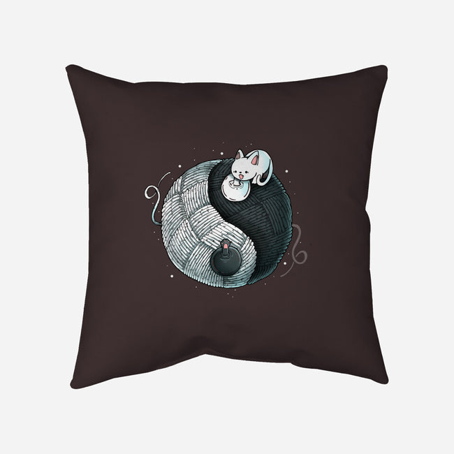 Tao Cat-none removable cover w insert throw pillow-Vallina84