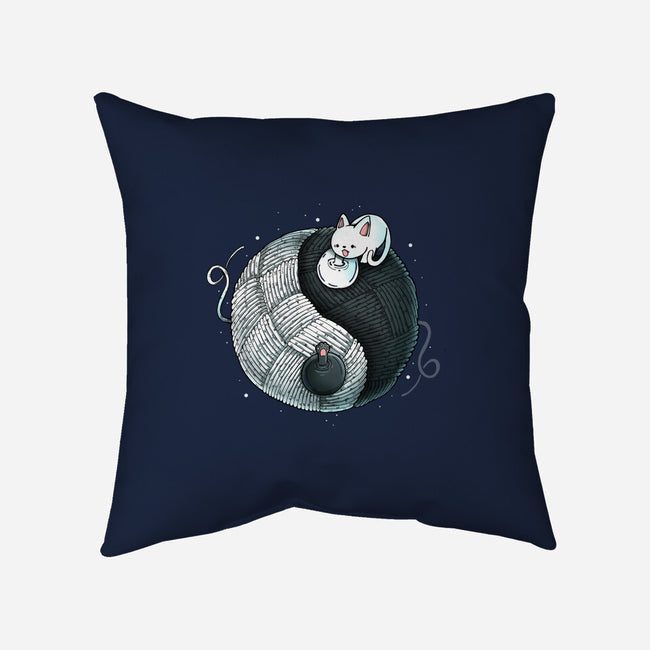 Tao Cat-none removable cover w insert throw pillow-Vallina84
