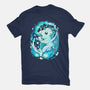 Water Dragon-womens fitted tee-Vallina84