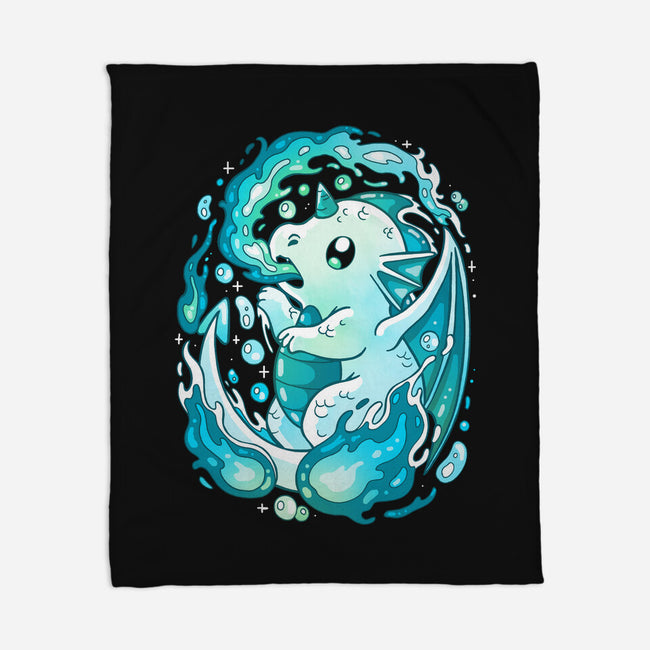 Water Dragon-none fleece blanket-Vallina84