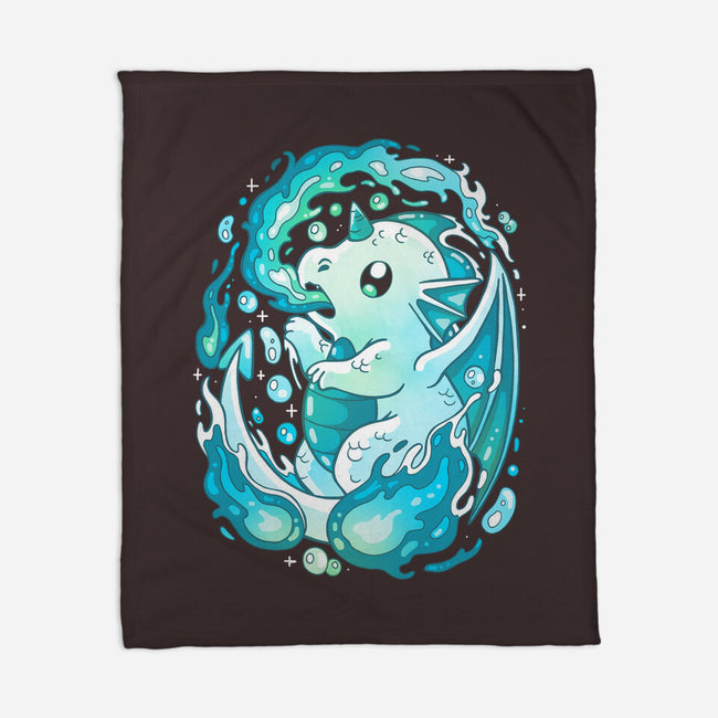 Water Dragon-none fleece blanket-Vallina84