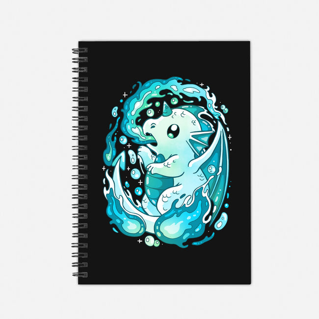 Water Dragon-none dot grid notebook-Vallina84