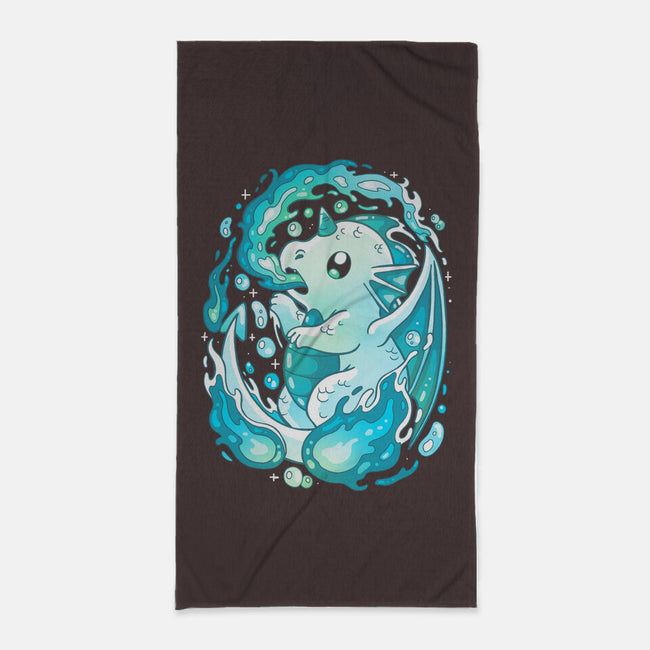 Water Dragon-none beach towel-Vallina84