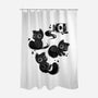 Magic Ink-none polyester shower curtain-ricolaa
