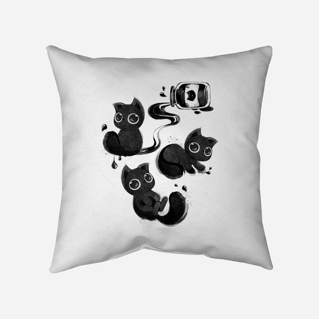 Magic Ink-none removable cover throw pillow-ricolaa