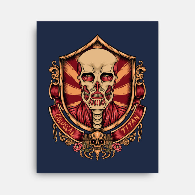 Colossal Badge-none stretched canvas-spoilerinc