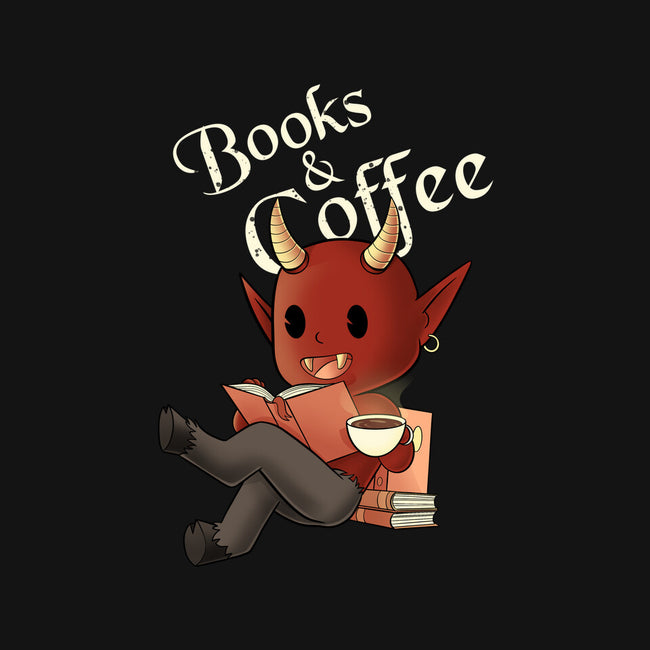 Books And Coffee-baby basic onesie-FunkVampire