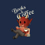 Books And Coffee-cat basic pet tank-FunkVampire