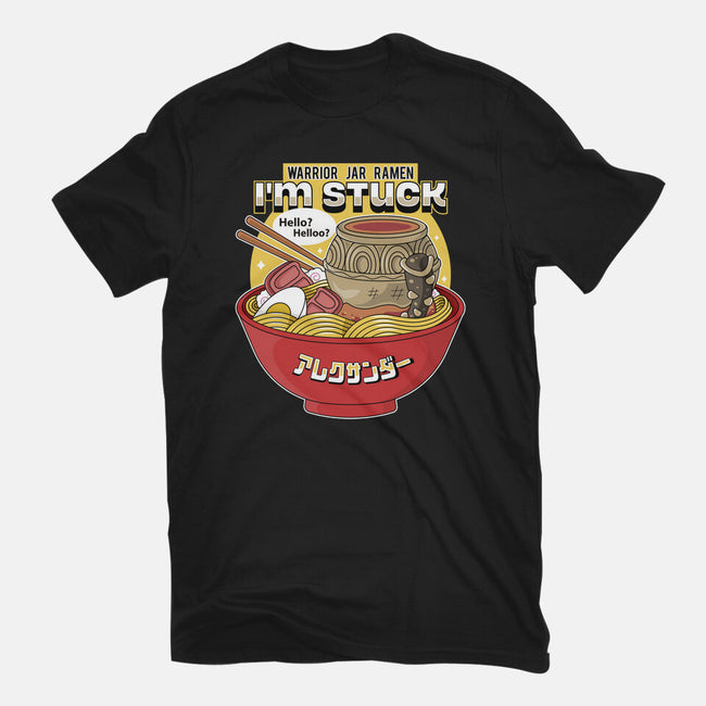 Warrior Jar Ramen-womens fitted tee-Logozaste